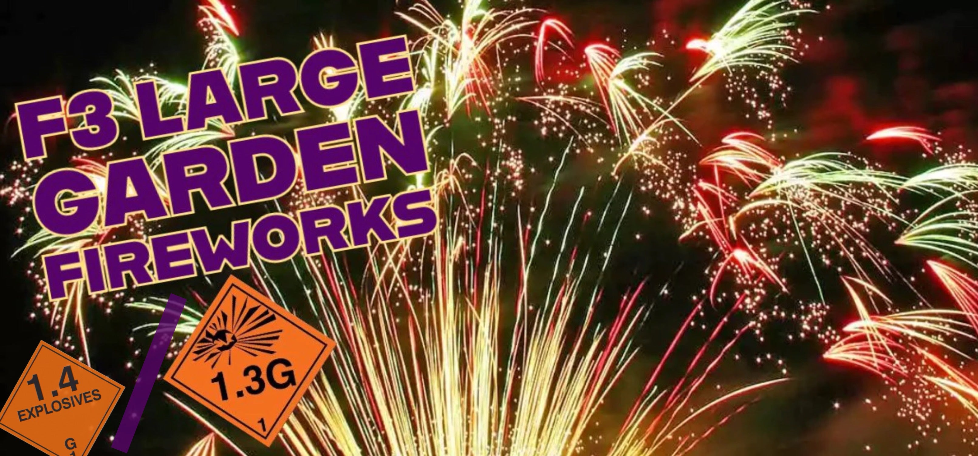 Large Garden Fireworks Under £100