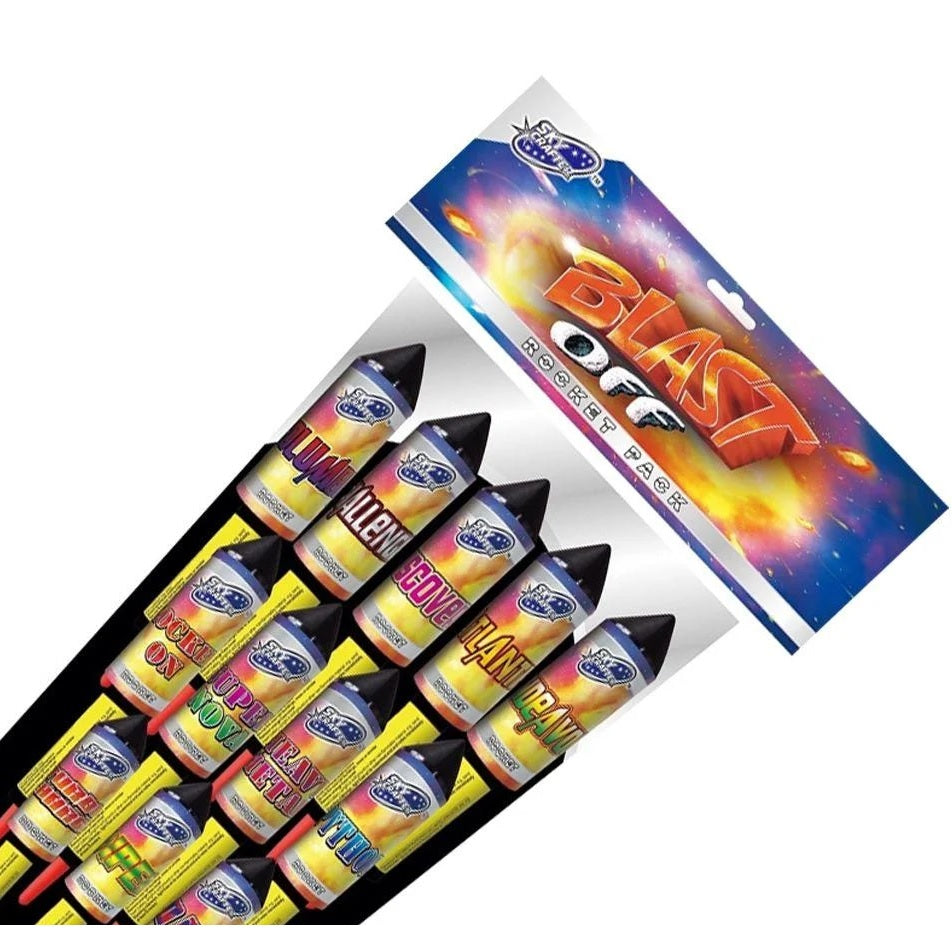 Blast Off - 12 Pack Of Rockets