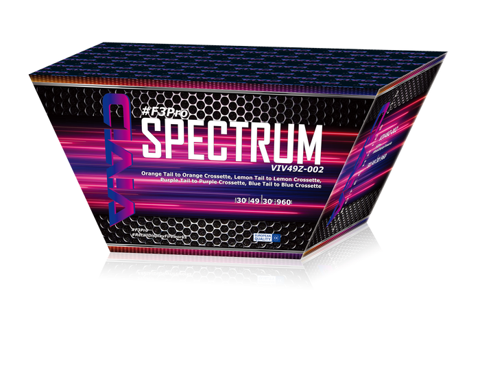 Spectrum 49 Shot Z Pattern Cake Firework