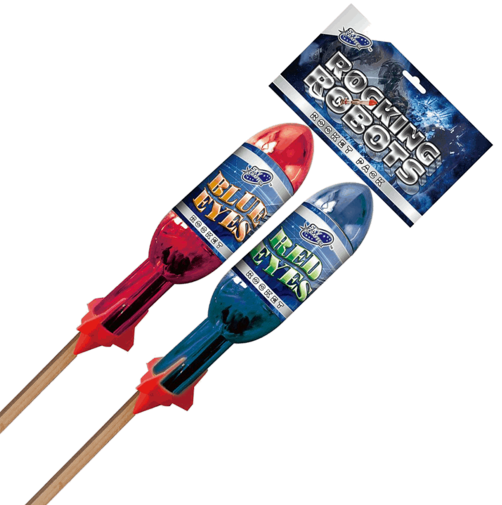 Rocking Robots - 2 Pack Of Rockets