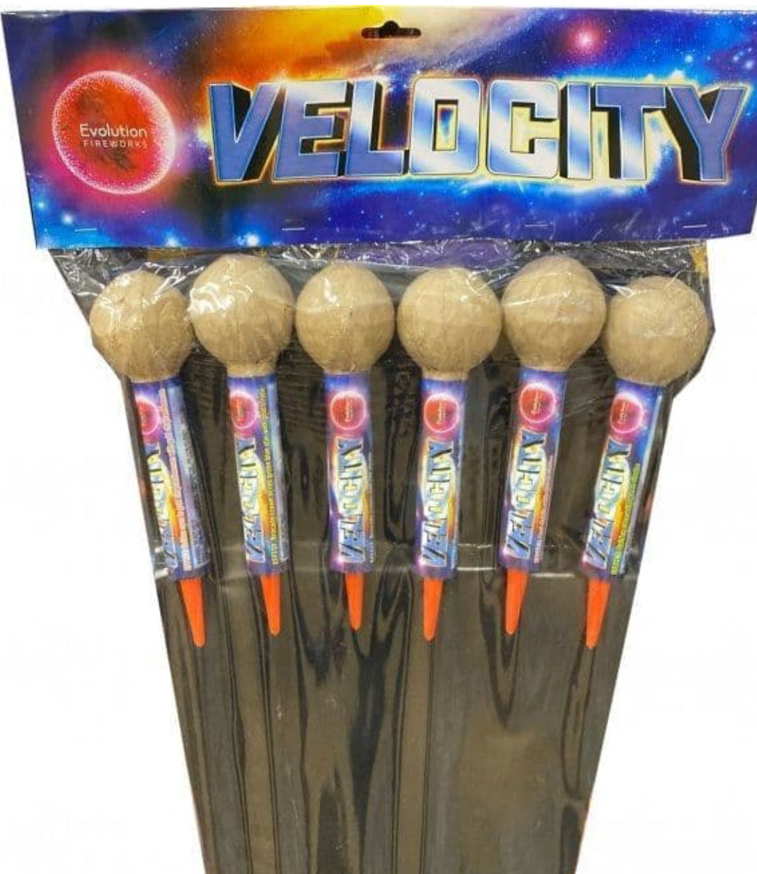 Velocity Rocket Pack - Pack Of 6 Rockets