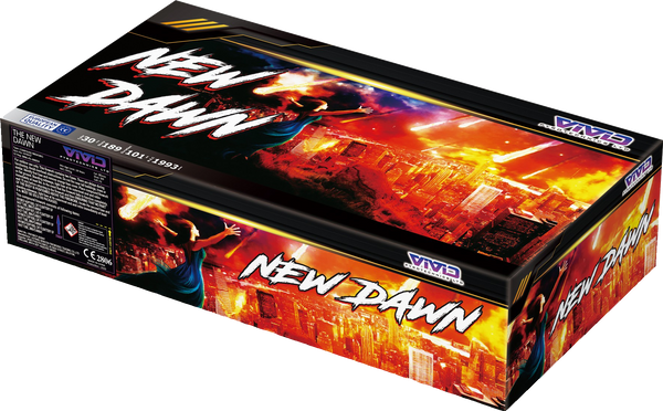 Vivid The New Dawn 189 Shot Compound Firework Cake