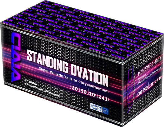 Vivid Standing Ovation 50 Shot Dump Cake Firework