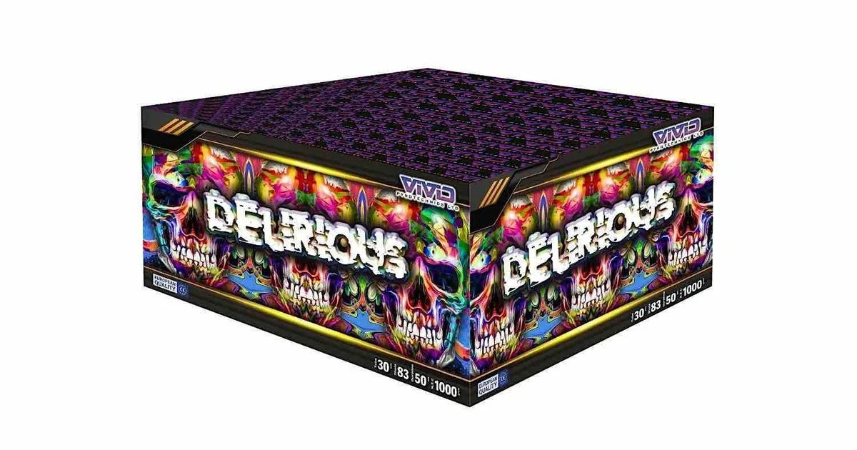 Delirious 83 Shot Barrage Firework