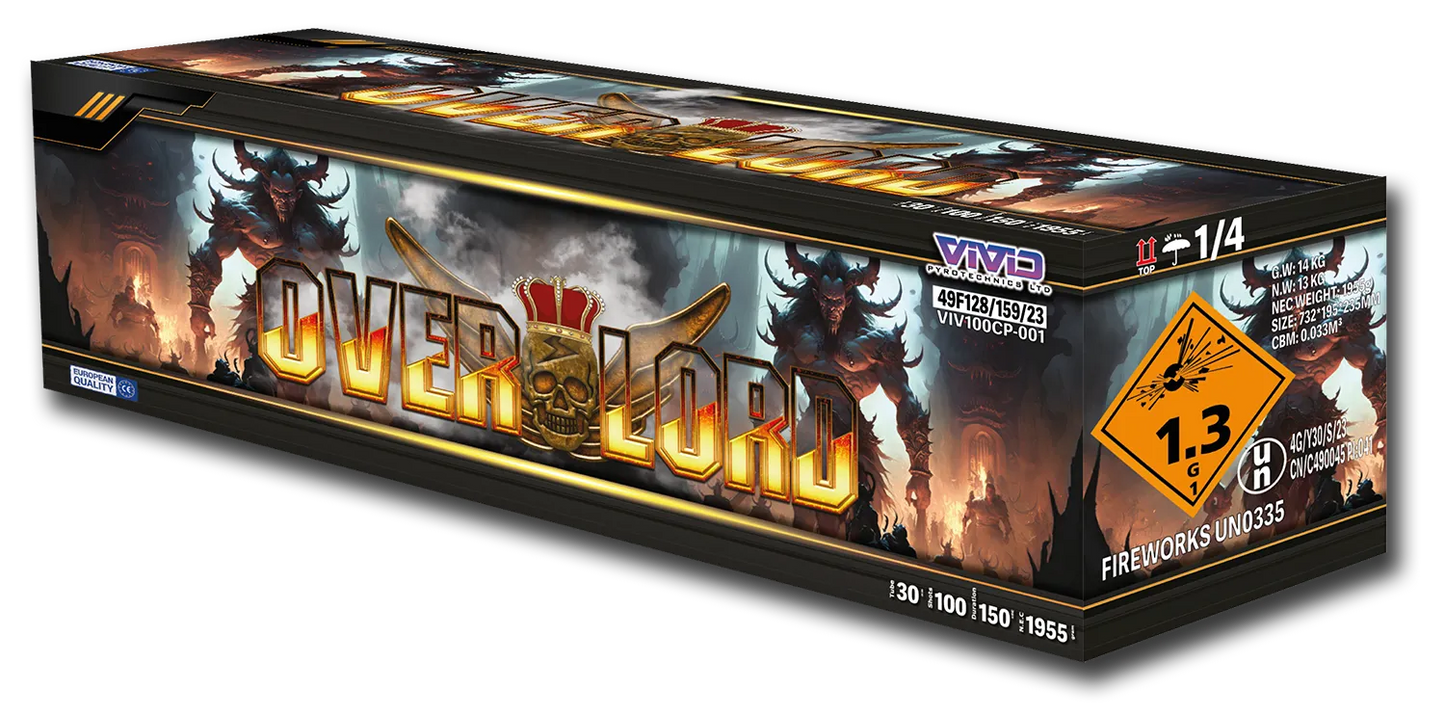 Vivid Overlord 100 Shot Cake Firework