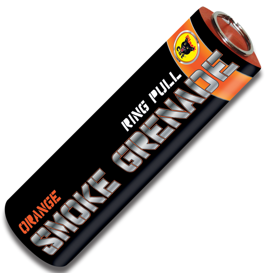 Orange Smoke Grenade