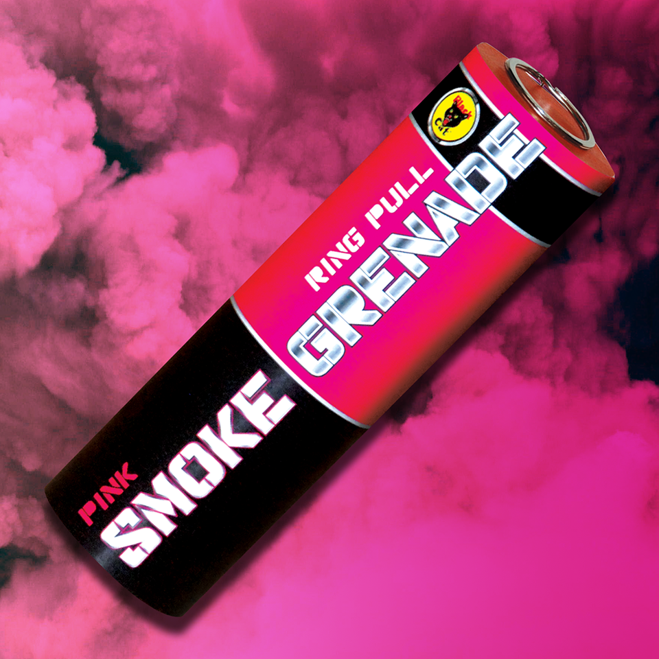 Pink Smoke Grenade