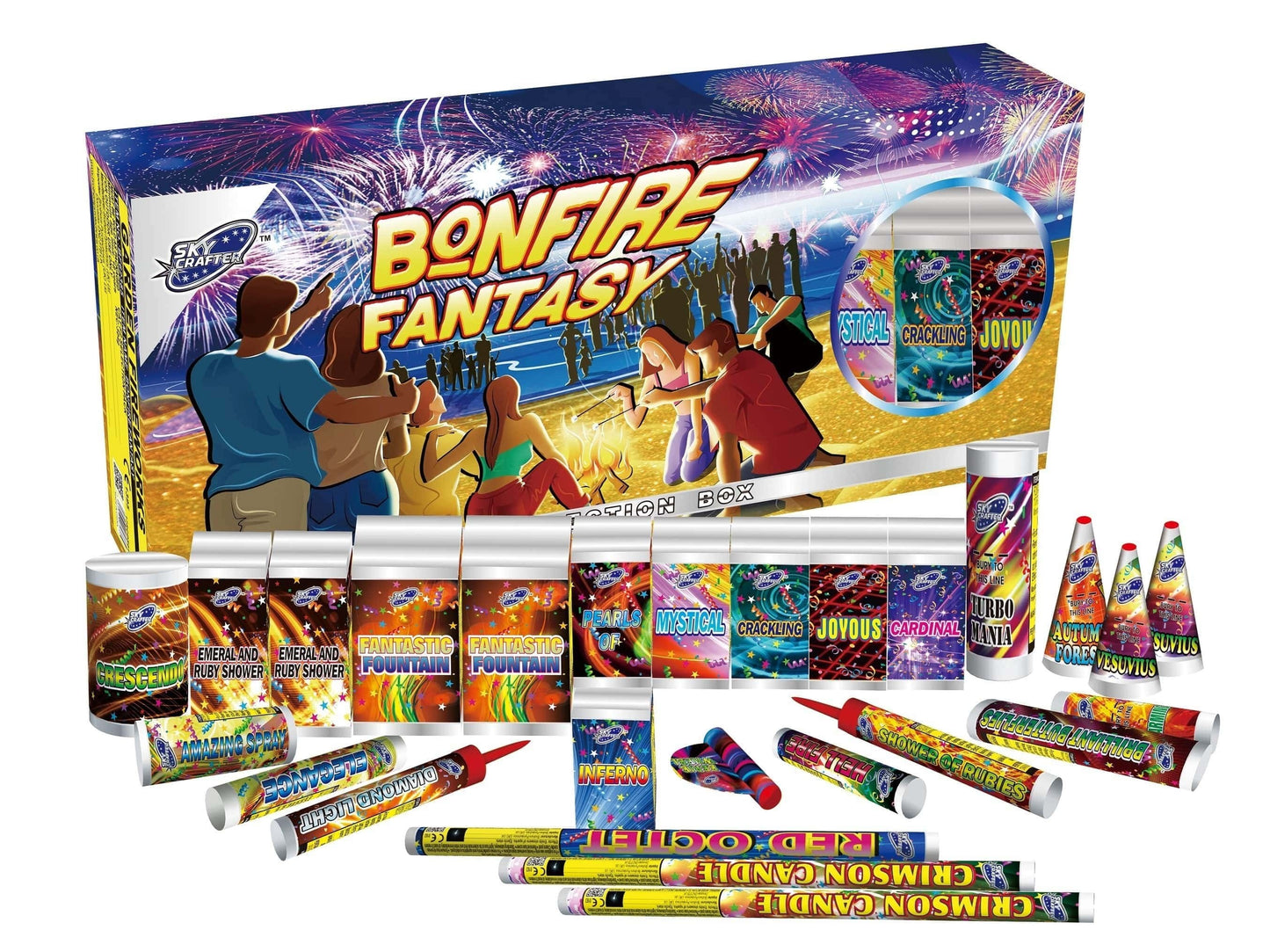 Bonfire Fantasy Firework Selection Pack