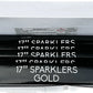 17" Gold Sparklers