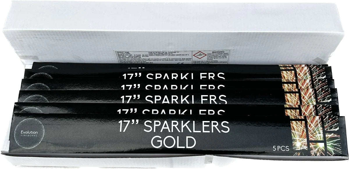 17" Gold Sparklers