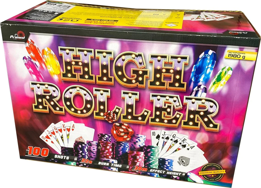 High Roller - 100 HUGE Shots - Super Firework